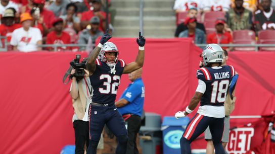 FINAL: Patriots 28, Buccaneers 23 - Rookies Henderson (147 rushing yards, 2 TDs), Williams show the speed on TDs taken at Raymond James Stadium (Patriots)