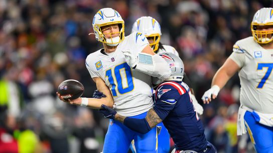 Podcasts: Bedard breaks down Patriots' win over the Chargers with CLNS and 98.5 The SportsHub taken at Gillette Stadium (Patriots). Photo by (Adam Richins for BSJ)