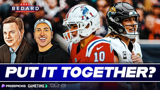 .@PrizePicks & @Gametime Bedard Patriots Podcast: Can Patriots put it together vs. Jaguars? taken at BSJ Headquarters (Patriots)