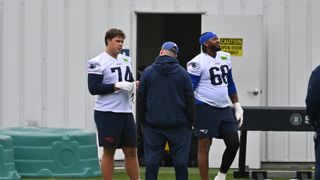 Bedard: Initial impressions from Patriots rookie camp with Lomu at LT and Vrabel conducting business as usual taken at New Balance Athletic Center (Patriots). Photo by (USA Today Network)