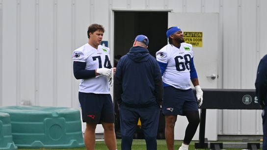 Bedard: Initial impressions from Patriots rookie camp with Lomu at LT and Vrabel conducting business as usual taken at New Balance Athletic Center (Patriots). Photo by (USA Today Network)