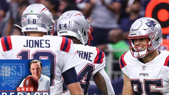 .@BetUS_Official Podcast & Video: Bedard Patriots Pod - Good, Bad & Line Play vs. Texans  taken at BSJ Headquarters (Patriots)
