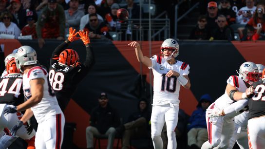 Bedard's Breakdown: Why did Drake Maye get off to such a slow start against the Bengals? taken at BSJ Headquarters (Patriots)