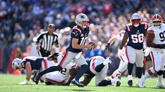 Completed Q&A: Bedard on the Patriots at 6-2 heading into the Falcons' matchup 10.31.25 taken at BSJ Headquarters (Patriots)