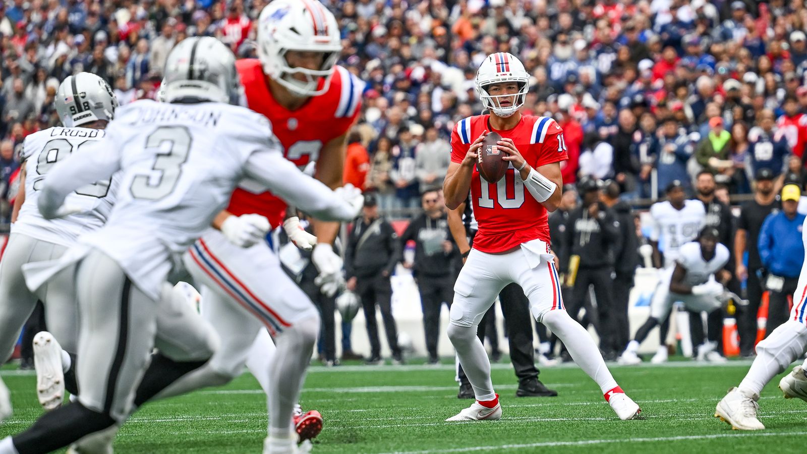 Drake Maye was great again vs. a low-rated pass defense, how does that compare to others? Drake Maye was great again vs. a low-rated pass defense, how does that compare to others?
