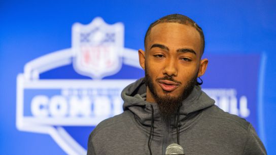 Eliot Wolf, Ja'Lynn Polk and Caeden Wallace talk about the Patriots' Day 2 selections taken at BSJ Headquarters (Patriots)