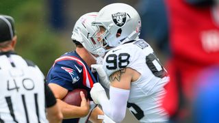 Podcasts: Bedard talks about the Patriots' loss to the Raiders with CLNS and 98.5 The SportsHub taken at Gillette Stadium (Patriots). Photo by (Adam Richins for BSJ)