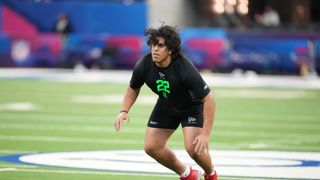 NFL Draft Preview: New England In The Market For offensive tackle taken at BSJ Headquarters (NFL DRAFT COVERAGE). Photo by (USA Today Network)