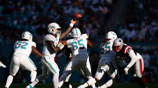 Podcast: Bedard on Patriots' loss to the Dolphins with The SportsHub 11.24.24 taken at Hard Rock Stadium (Patriots)
