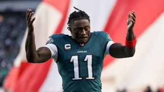 Hurley: What's really at stake in an A.J. Brown trade? taken at BSJ Headquarters (Patriots). Photo by Bill Streicher-Imagn Images