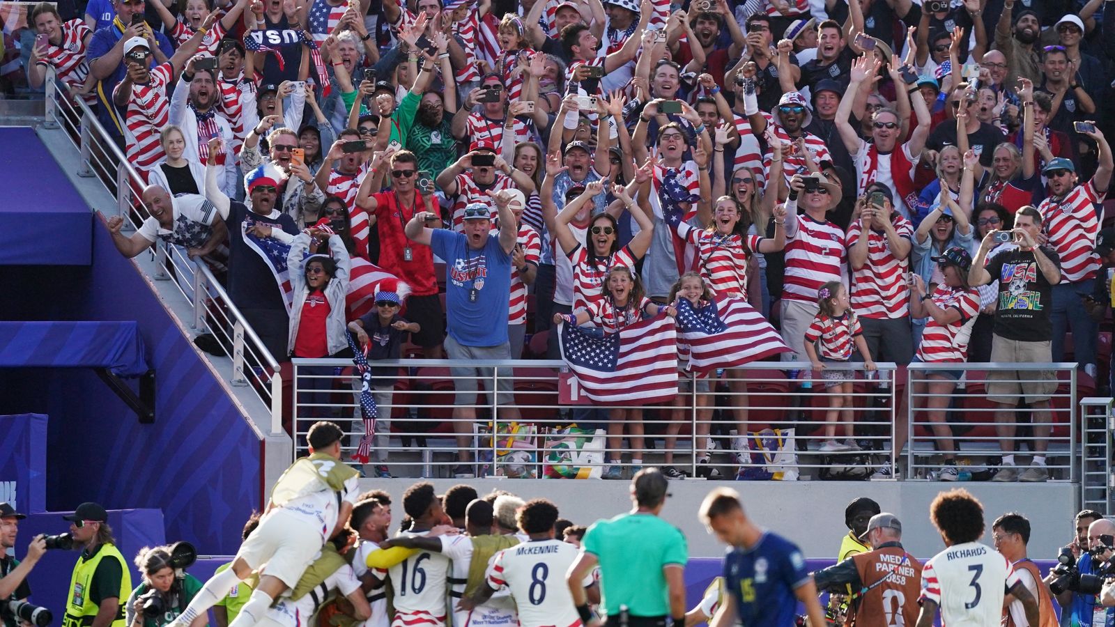 FINAL: World Cup - USA 2, Bosnia and Herzegovina 0 - Balogun scores, faces red card suspension in Round of 16