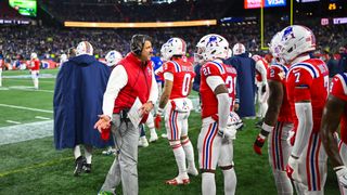 Podcast: Bedard reacts to Patriots' 10th-straight win, Drake Maye's MVP candidacy with CLNS and 98.5 The SportsHub taken at Gillette Stadium (Patriots). Photo by (Adam Richins for BSJ)