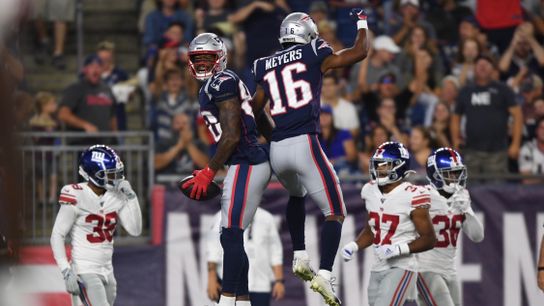 BSJ Game Report: Giants 31, Patriots 29 - Thomas (2 TDs), Gordon & Edelman all catch passes taken at Gillette Stadium (Patriots)