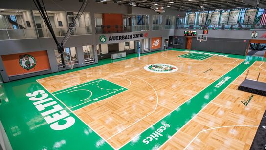 Take an inside look at the Auerbach Center, the Celtics' new practice facility taken at Auerbach Center (Celtics)