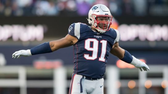 Can DE Deatrich Wise make the leap from rookie part-timer to premiere pass rusher? taken at BSJ Headquarters (Patriots)