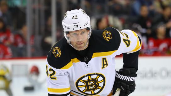 Bruins counting on David Backes to provide value both in game, on bench going into Game 5 taken at Warrior Ice Arena (2019 Stanley Cup Playoffs)