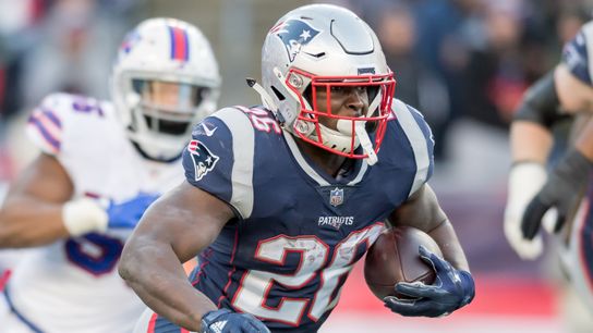 Early success on the ground has paved the way for Patriots' offense - will it happen again Sunday? taken at Gillette Stadium (2018 AFC Playoffs)