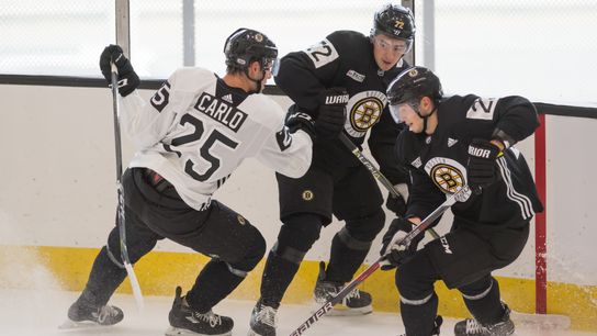 Brandon Carlo's return will help Bruins defense, but will it be enough? taken at BSJ Headquarters (Bruins)
