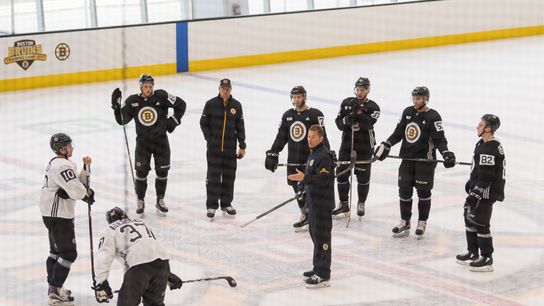 Analysis: Breaking down the Bruins' suddenly healthy offensive units taken at Warrior Ice Arena (Bruins)