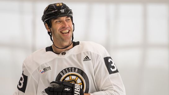 Bergeron, Marchand and Chara in lineup for Thursday's preseason game vs. Flyers taken at Warrior Ice Arena (Bruins)