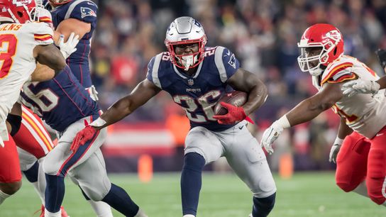 Sony Michel continues to make strides, this time in short yardage taken at Gillette Stadium (Patriots)