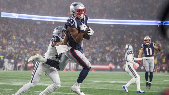 Patriots ride rainy roller coaster with rookies N'Keal Harry, Jakobi Meyers taken at Gillette Stadium (Patriots)