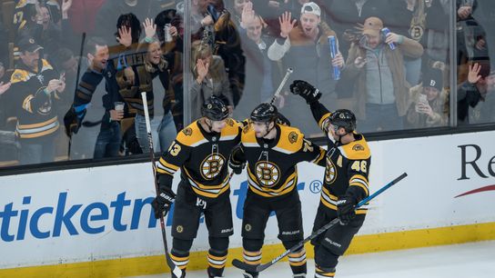 BSJ Game Report: Bruins 6, Flames 4 - DeBrusk heats up, power play helps Boston outlast Calgary taken at TD Garden (Bruins)