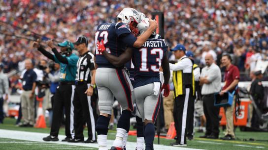 Teammates praise Phillip Dorsett’s evolution from one-trick pony to all-around threat taken at Gillette Stadium (Patriots)