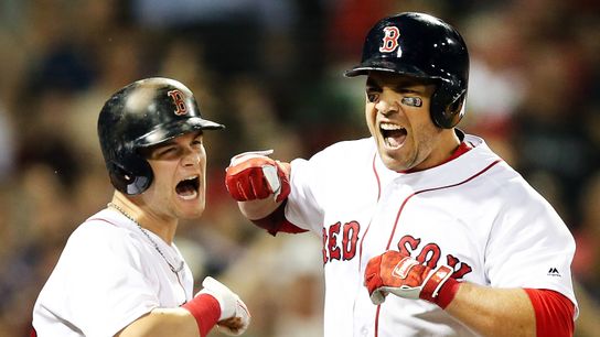 Final: Red Sox 15, Yankees 7 - 8-run fourth, Pearce 3 HRs taken at Fenway Park (Red Sox)