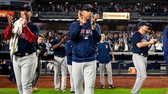 McAdam: On Red Sox clinching night, symbolism was everywhere for Alex Cora taken at Progressive Field (Red Sox)