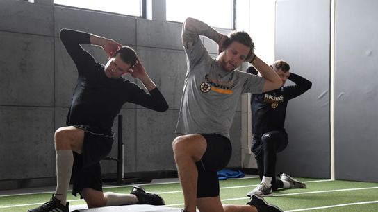 NHL Notebook: Bruins say farewell to pull-ups, other traditional conditioning drills as focus shifts to ‘injury prevention,' 'power output' taken at Warrior Ice Arena (Bruins)