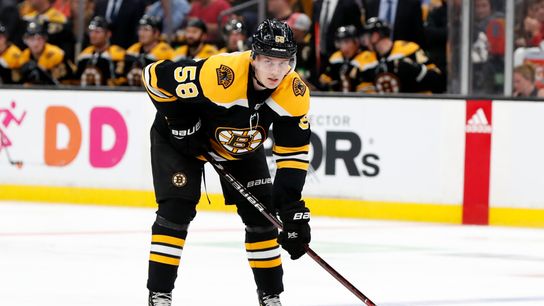 Bruins recall Urho Vaakanainen on emergency basis; Charlie McAvoy, Kevan Miller sent back to Boston taken at BSJ Headquarters (Bruins)