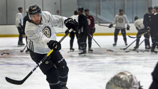 Pastrnak & Kase absent, Kuraly skates with Coyle and more takeaways from Day 1 of Bruins camp taken at Warrior Ice Arena (Bruins)