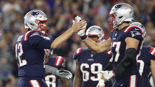 Patriots' fearsome foursome finally back together on the field taken at Gillette Stadium (Patriots)