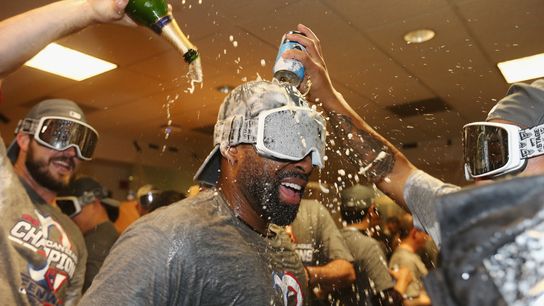 Bedard: Jackie Bradley Jr. goes from sub-Mendoza line to ALCS MVP taken at Minute Maid Park (2018 ALCS)