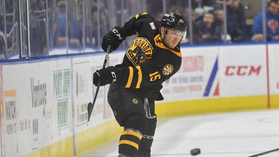 Jeremy Lauzon next man up for Bruins on blue line taken at Warrior Ice Arena (Bruins)
