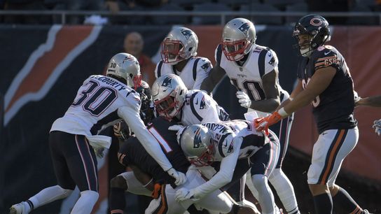 #StayCovered Defensive Play of the Game: Duron Harmon tackles Kevin White after Hail Mary taken at Soldier Field (Presented by Mass Health Connector)