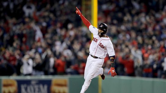 Game 1 Final: Red Sox 8, Dodgers 4 - Nunez pinch-hit 3-run homer in 7th taken at Fenway Park (2018 World Series)