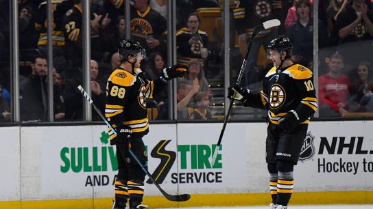 FINAL: Bruins 8, Red Wings 2: David Pastrnak hat trick paces B's in beatdown against Detroit taken at TD Garden (Bruins)