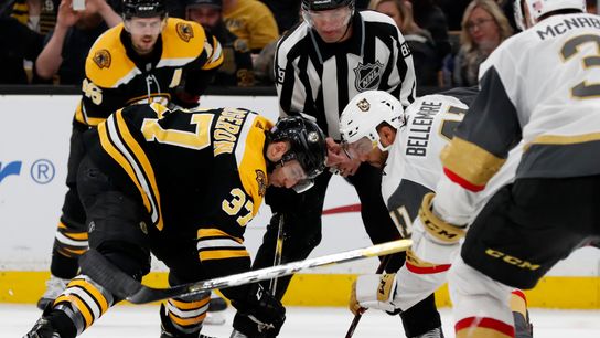 Final: Bruins 3, Golden Knights 2 (SO) — Backes' goal leads B's to 7th straight win taken at T-Mobile Arena (Bruins)