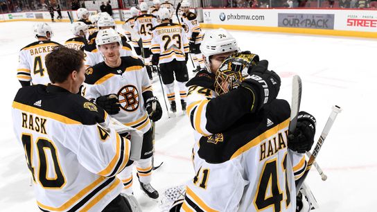 BSJ Game Report: Bruins 2, Coyotes 1 - Quick start lifts shorthanded Bruins past Arizona taken at BSJ Headquarters (Bruins)
