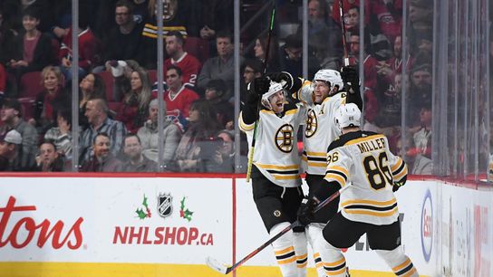With key cogs out, Bruins adhering to similar gameplan to grind out points. So far, it’s working. taken at Scotiabank Arena (Bruins)