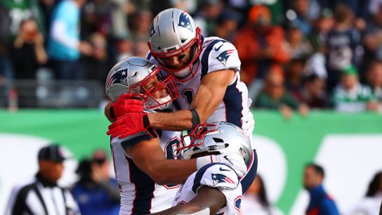 First and 10: Putting the wraps on Sunday's win over the Jets taken at BSJ Headquarters (Patriots)