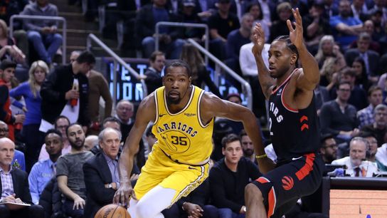 Exploring the domino effect of a potential Durant/Kawhi pairing for NBA, Celtics taken at BSJ Headquarters (Celtics)