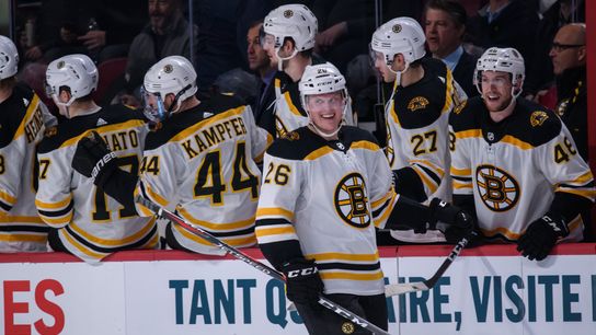 As many lineup regulars inch closer to return, Colby Cave isn’t looking over his shoulder taken at Warrior Ice Arena (Bruins)