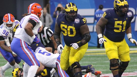 Bedard's Breakdown: Michael Onwenu will have to break the Patriots' guard mold to stick around taken at BSJ Headquarters (NFL DRAFT COVERAGE)