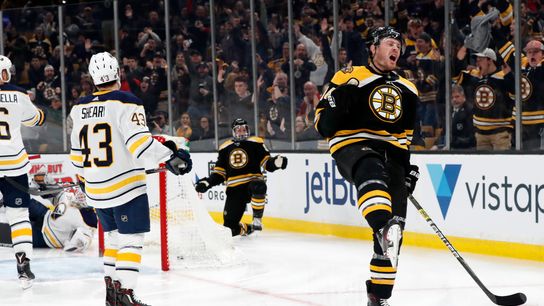 Local products Chris Wagner, Charlie Coyle reflect on Bruins’ last Stanley Cup title ahead of postseason debuts with Boston taken at Warrior Ice Arena (Bruins)