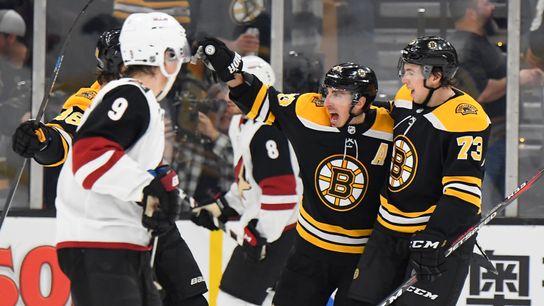 BSJ Game Report: Bruins 4, Coyotes 3 - B’s top line sparks rally over Arizona taken at TD Garden (Bruins)