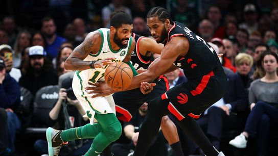 The perfect mix: How an evolving Kyrie took over crunch time against Raptors taken at TD Garden (Celtics)