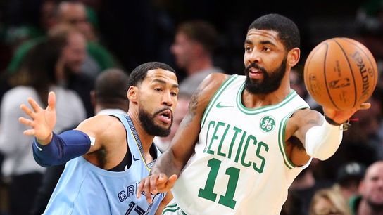 Final: Celtics 122, Grizzlies 116 -- Kyrie carries C's to second straight win. taken at TD Garden (Celtics)